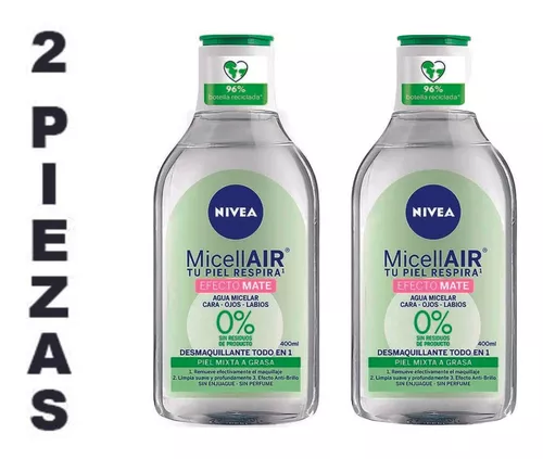 AGUA MICELAR MICELAR PIEL MIXTA A GRASA 400ML - NIVEA