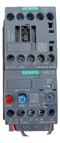 Arrancador Siemens 2.5 - 3hp Trifasico 440v, 3.5 - 5 A