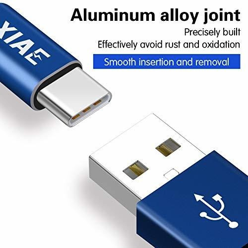 Usb Xiae Pie Rapida Trenzado Nailon Carcasa Aluminio LG Bf