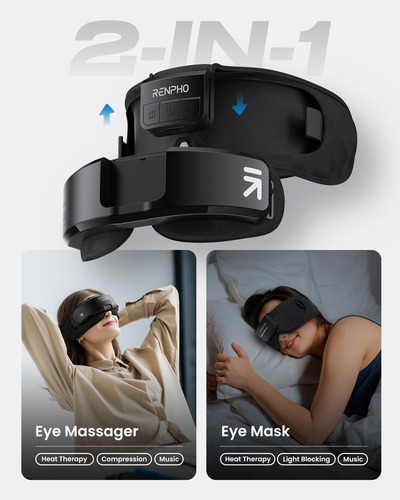 Masajeador De Ojos Renpho Eyeris Shift Con Máscara Para Dorm