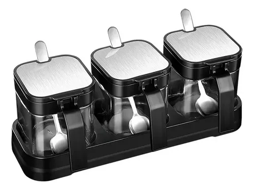 Caja De Condimentos De Cocina Set De 3 Para El Hogar Organización Y Estilo En Tu Cocina De Alta Calidad Everest