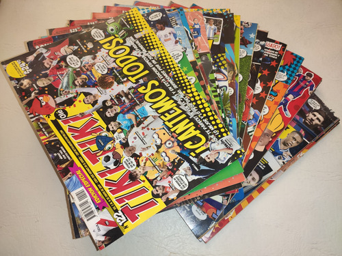 Lote X 24 Revistas Tiki Tiki + Rompecabezas Argentina Futbol (Usado)