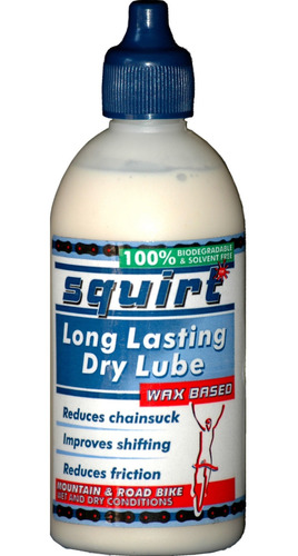 Lubricante Cadena Bicicleta Seco Squirt 120ml