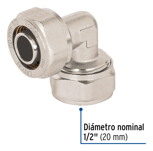 Codo 90° Para Pealpe, 1/2', Foset 45919