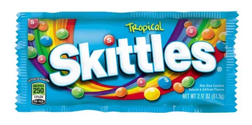 comprar Skittles Tropical 61,5g Caramelos Masticables Importados Usa