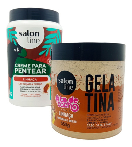 Salon Line Cachos Definicao Creme Pentear Gelatina Linhaca Parcelamento Sem Juros Salon Line Cachos Definicao Creme Pentear Gelatina Linhaca Parcelamento Sem Juros