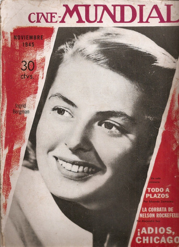 Revista Cine Mundial Nº 11 Noviembre 1945