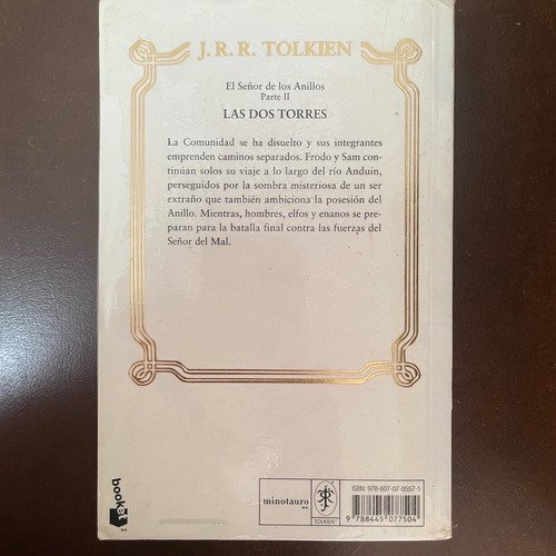 El Señor De Los Anillos: Las Dos Torres, Minotauro, Booket
