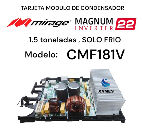 Tarjeta Modulo De Condensador Mágnum22 1.5 Ton Frio Cmf181v