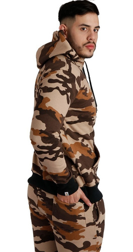 Imagen 3 de 8 de Buzo Canguro Capucha Hombre Slim Fit Hoodie Camperas A24