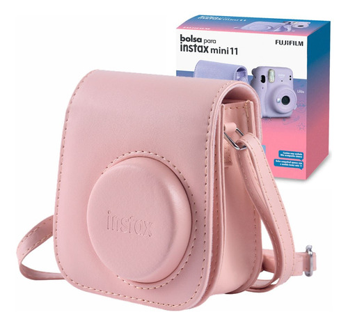 Bolsa Case Para Cameras Instax Mini 11 Cor Rosa