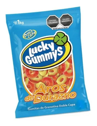 Gomitas Lucky Gummys Durazno 1kg