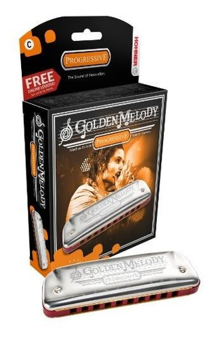 Hohner 542pbxe Golden Melody - Armónica Diatónica, E