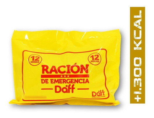 Ración De Alimentos Daff 12 Horas +1.300 Kcal