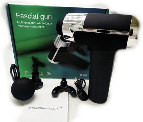 Massageador Potente Pistola Fascial Gun Ps-008 30 Níveis