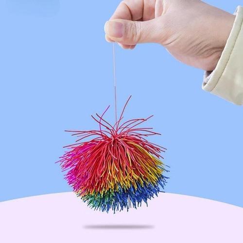 Trampoline Paddle Ball Set Hinchable Paddle Paddle Ball Rosa
