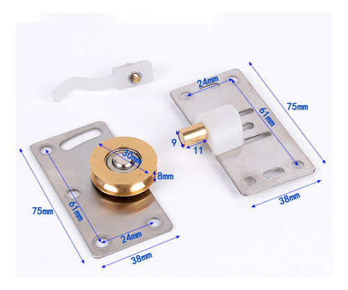Rodillos Para Ruedas De Puertas Corredizas, Herrajes Para