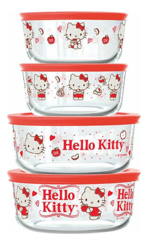 Refractarios Pyrex De Hello Kitty