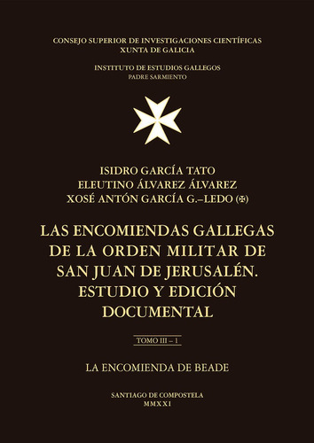 Libro Las Encomiendas Gallegas De La Orden Militar De San...