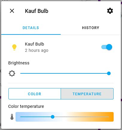 Bombilla Inteligente Kauf A21 Rgbww Con Esphome, Compatible