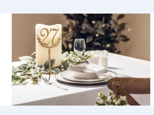 Números Para Mesa De Invitados, Para Fiestas O Eventos 10pz