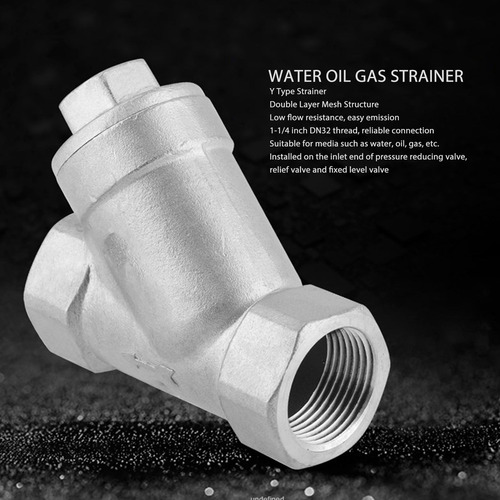 Para Filtro Tipo Y Rosca Dn32 11/4 Pulgadas Acero