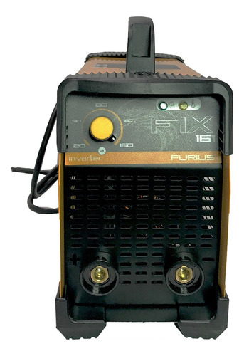 Soldadora inverter Furius Fix 161 color amarillo 127V