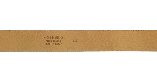 Cinturon Hombre Carlo Ronaldi 09 Becerro Café Brown Casual Color Marrón Claro Talla 38