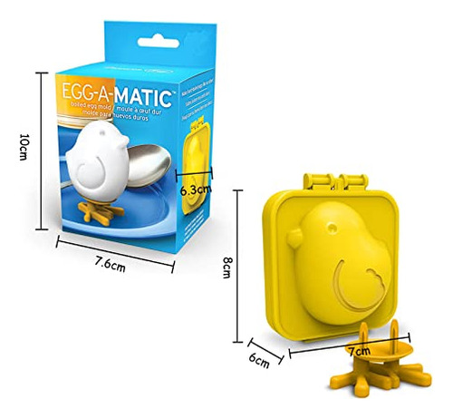 Molde Para Huevos Cocidos, Herramienta Tipo Kawaii Para Huev