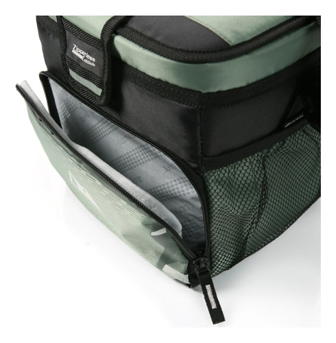 Hielera Lonchera D/9 Latas Arctic Zone Zipperless Cooler *sk Color Verde/negro