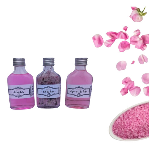 Kit Spa : Espuma De Baño + Gel De Ducha + Sal De Baño