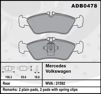 Comprar Juego Pastillas Freno Mercedez Benz Sprinter Trasera Comline