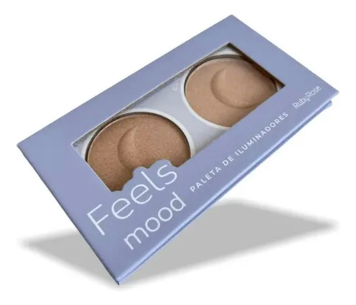Paleta Iluminador Feels Mood Ruby Rose Tom Light Bege