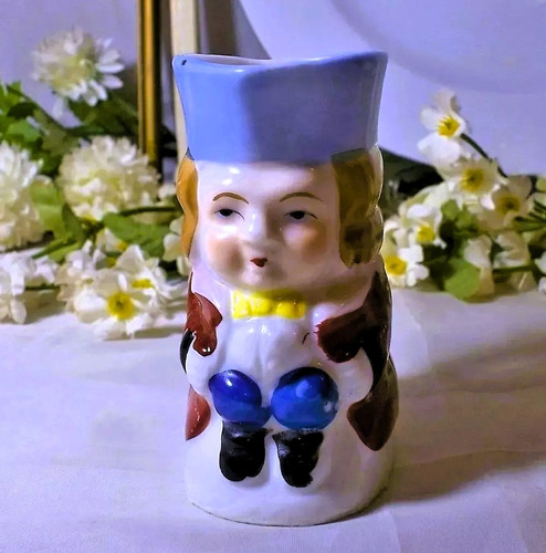 Jarrito Antiguo Toby De Porcelana Japón Ocupado