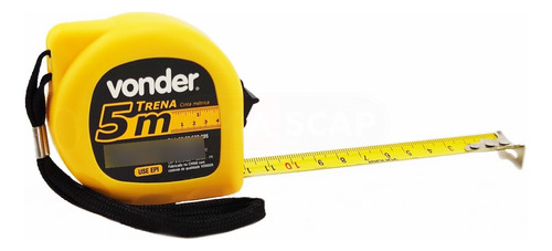 Kit Com 12 Trenas Em Aço 5m X 19mm, Prática - Vonder