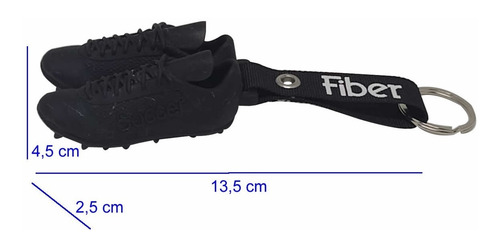 Imagem 4 de 4 de Chaveiro Chuteira Futebol 3d Fiber Sport Original E N Fiscal