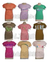 Comprar Lote De 100 Playeras Para Dama Manga Corta Aeropostale