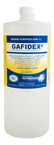 Gafidex Sol. Esterilizante Y Desinfectante 1l