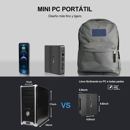 Mini Pc Uxx X20 Intel Apollo Lake Processor N3350 (Usado)