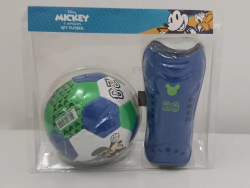 comprar Set De Futbol Disney, Balon, Bombin Y Canilleras.