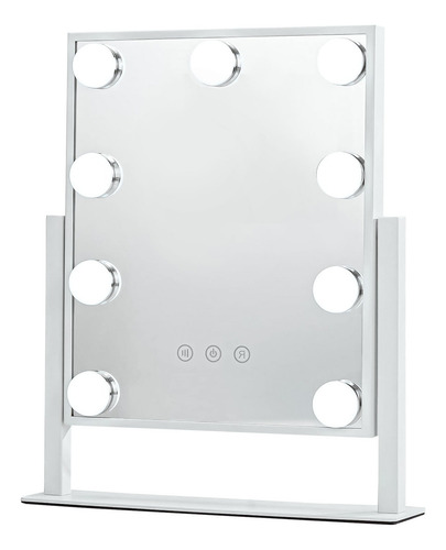 Espejo Maquillaje Tocador 9 Luces Usb 3 Modos Luz Led 360°
