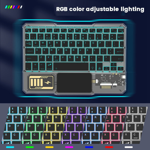 Teclado Inalámbrico N4luminous Teclado Táctil Recargable