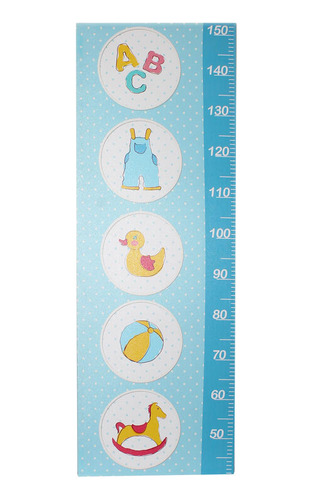 Canvas 40x113 Infantil Medidas Celeste