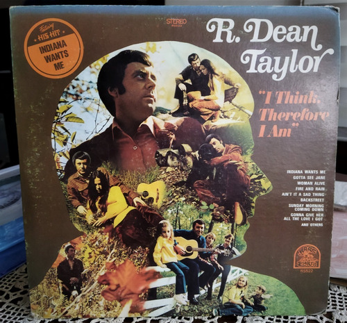1970 Lp Vinilo De R Dean Taylor Made In Usa Think Therefore 