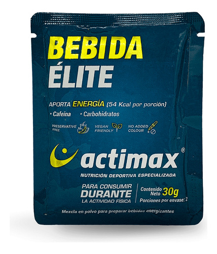 Bebida Élite Actimax 30gr - unidad a $7395