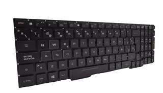 Teclado Asus Rog Gl553vw Gl553vd Gl553v Gl553 Letras Blancas