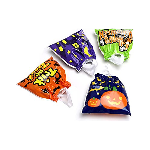 Bolsas De Plastico Pequeñas Con Diseño De Halloween 96 Pzas