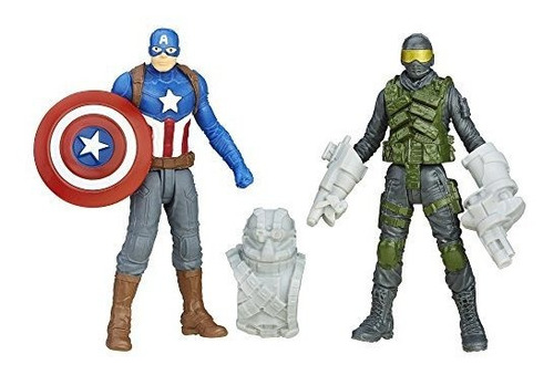 Figuras De Acción - De Capitán América Vs. Mercenario