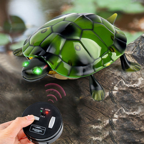 Gtr Juguete De Tortuga Con Control Remoto Rc Turtle For