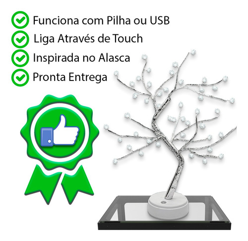 Imagem 4 de 7 de Linha Lumiere - Luminaria Arvore Alasca 60 Led Dc48